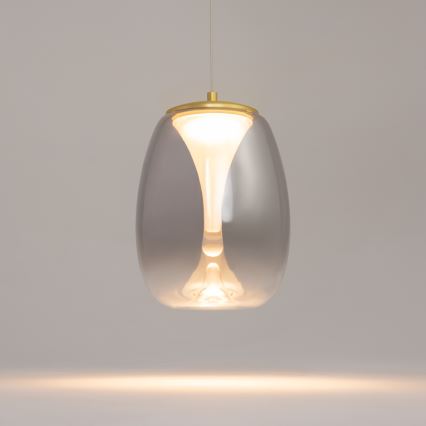 Maytoni MOD282PL-L8G3K - Lámpara LED colgante SPLASH LED/7W/230V 3000K dorado