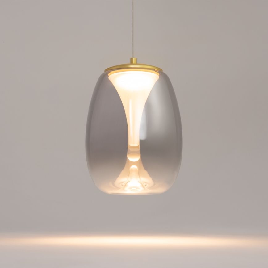 Maytoni MOD282PL-L8G3K - Lámpara LED colgante SPLASH LED/7W/230V 3000K dorado