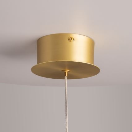 Maytoni MOD282PL-L8G3K - Lámpara LED colgante SPLASH LED/7W/230V 3000K dorado