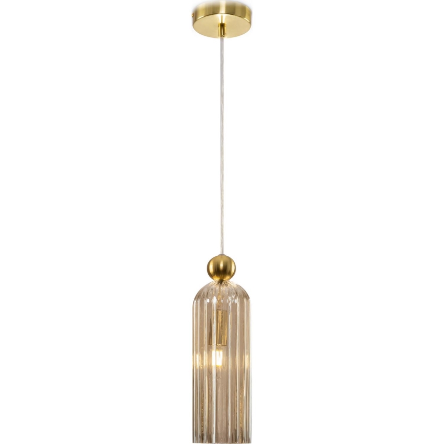 Maytoni MOD302PL-01CG - Lámpara colgante ANTIC 1xE14/40W/230V dorado/beige