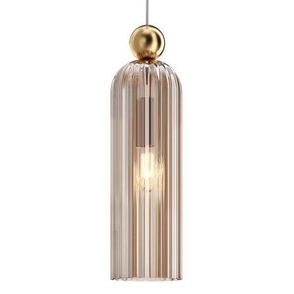 Maytoni MOD302PL-01CG - Lámpara colgante ANTIC 1xE14/40W/230V dorado/beige