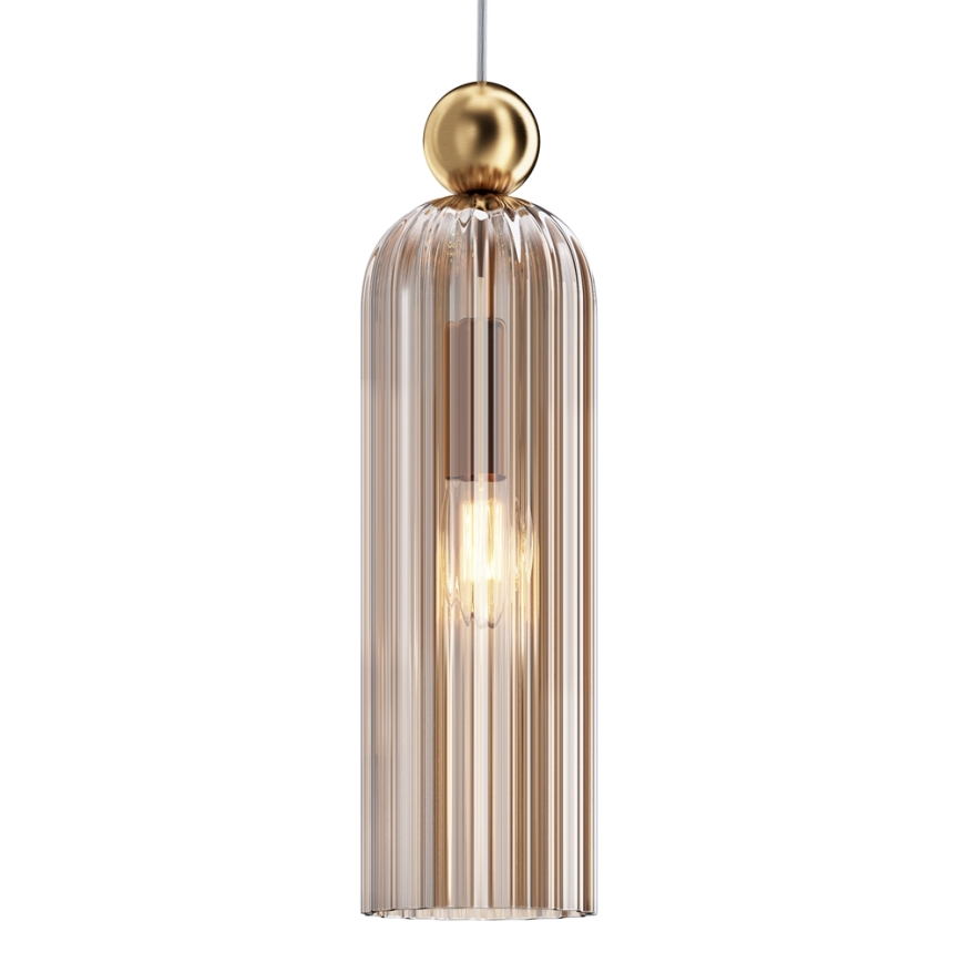 Maytoni MOD302PL-01CG - Lámpara colgante ANTIC 1xE14/40W/230V dorado/beige