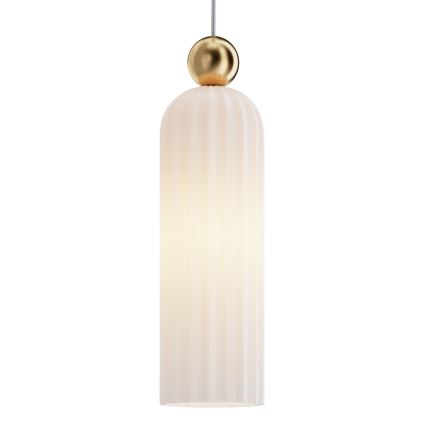 Maytoni MOD302PL-01W - Lámpara colgante ANTIC 1xE14/40W/230V dorado/blanco