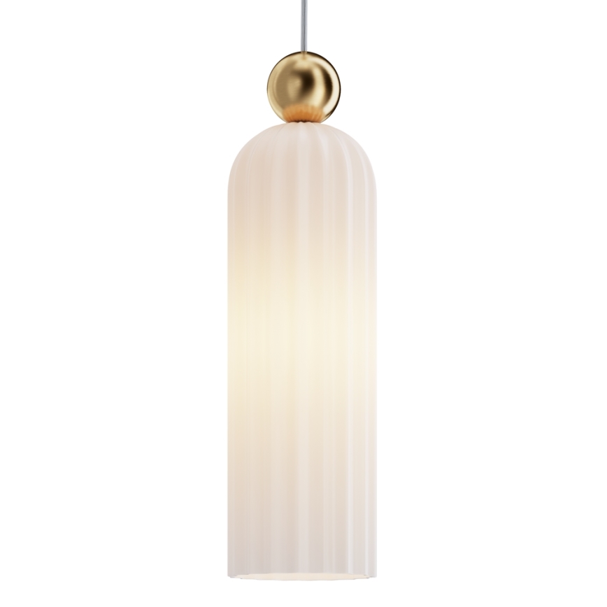 Maytoni MOD302PL-01W - Lámpara colgante ANTIC 1xE14/40W/230V dorado/blanco