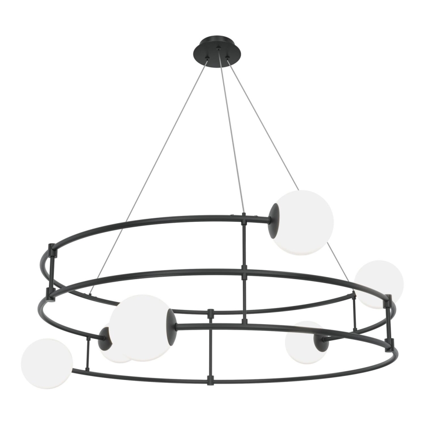 Maytoni MOD317PL-06B - Lámpara colgante BALANCE 6xG9/40W/230V negro