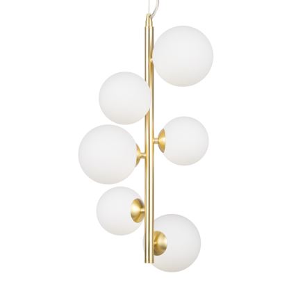 Maytoni MOD545PL-06BS - Lámpara colgante DALLAS 6xG9/28W/230V dorado