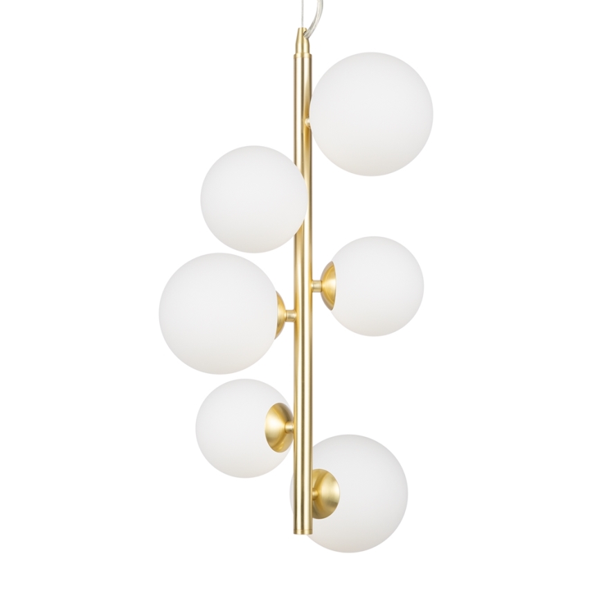 Maytoni MOD545PL-06BS - Lámpara colgante DALLAS 6xG9/28W/230V dorado