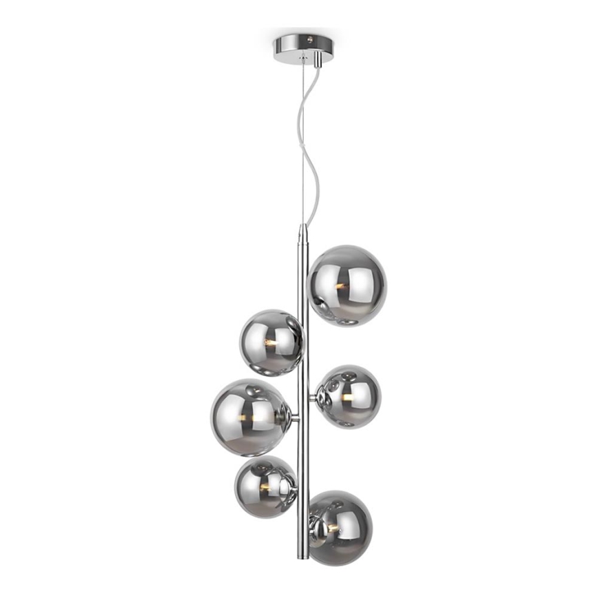 Maytoni MOD545PL-06CH - Lámpara colgante DALLAS 6xG9/28W/230V cromo brillante