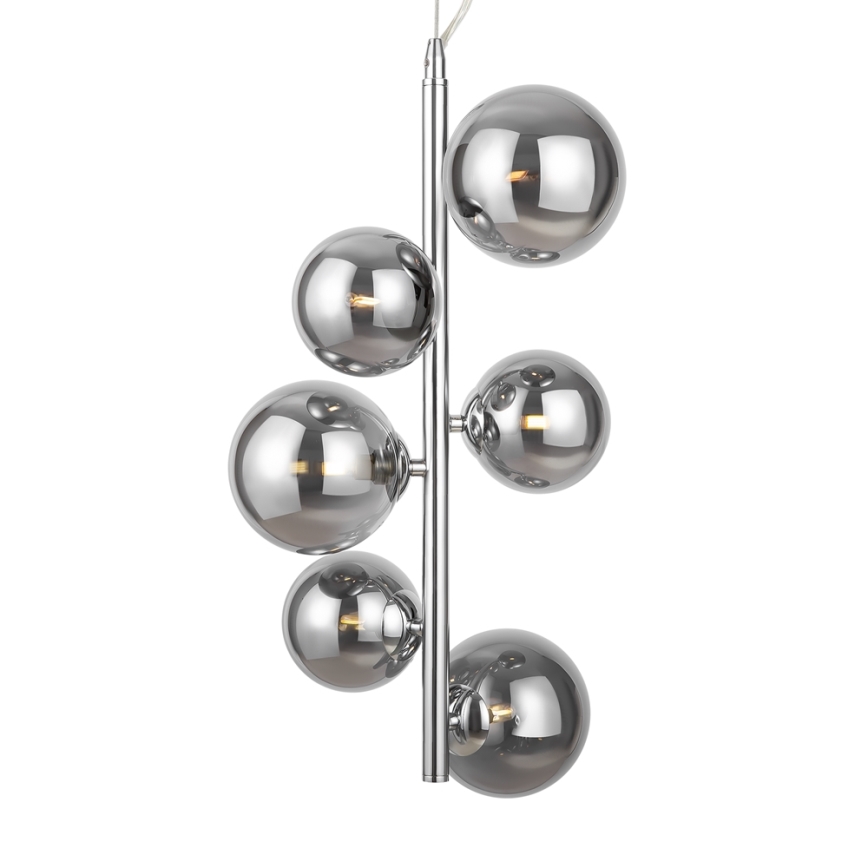 Maytoni MOD545PL-06CH - Lámpara colgante DALLAS 6xG9/28W/230V cromo brillante