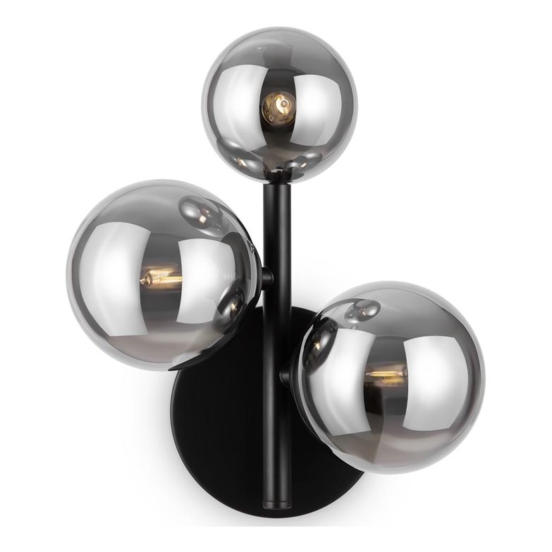 Maytoni MOD545WL-03B - Aplique DALLAS 3xG9/28W/230V negro