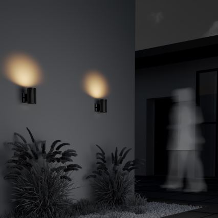 Maytoni O419WL-01B - Aplique de pared exterior RANDO 1xE27/60W/230V IP54 negro