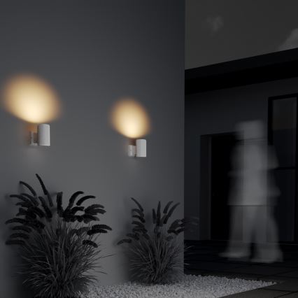 Maytoni O419WL-01W - Aplique de pared exterior RANDO 1xE27/60W/230V IP54 blanco