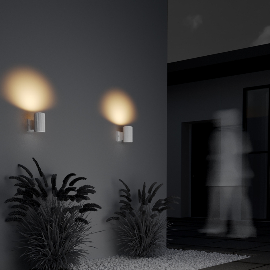 Maytoni O419WL-01W - Aplique de pared exterior RANDO 1xE27/60W/230V IP54 blanco