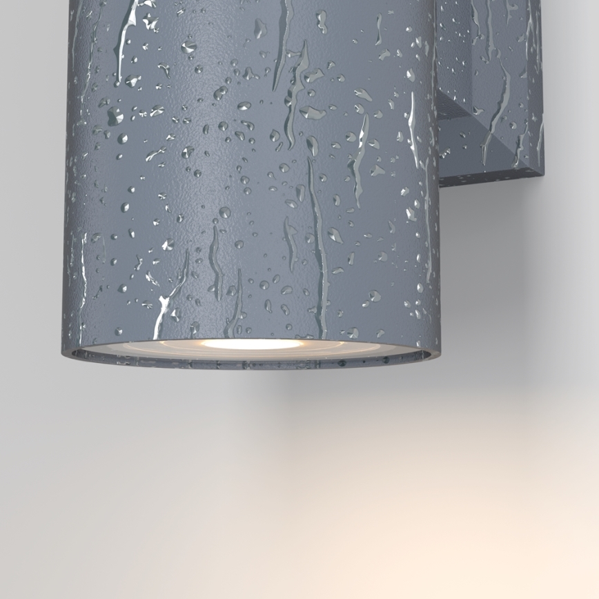 Maytoni O574WL-02GR - Aplique de exterior BOWERY 2xGU10/50W/230V IP54 antracita