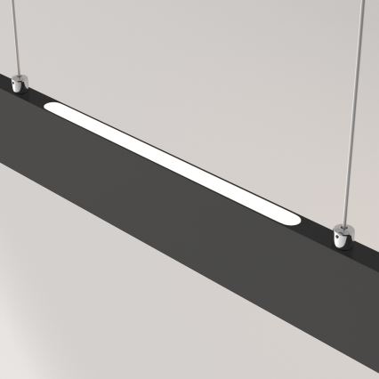 Maytoni P010PL-L23B4K - Lámpara LED colgante STEP LED/23W/230V 4000K 91 cm negro