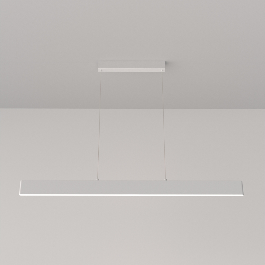Maytoni P010PL-L30W4K - Lámpara LED colgante STEP LED/30W/230V 4000K 118,5 cm blanco