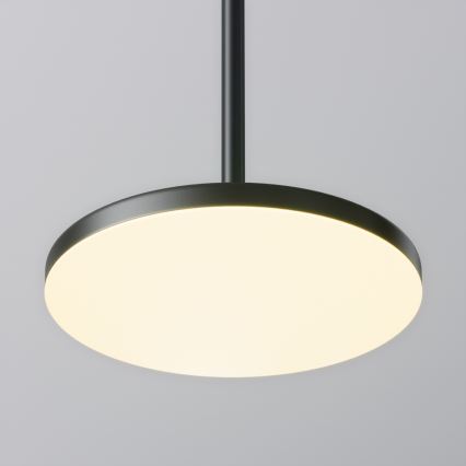 Maytoni P076PL-L12W3K-B - Lámpara LED colgante PLATO LED/12W/230V 3000K negro