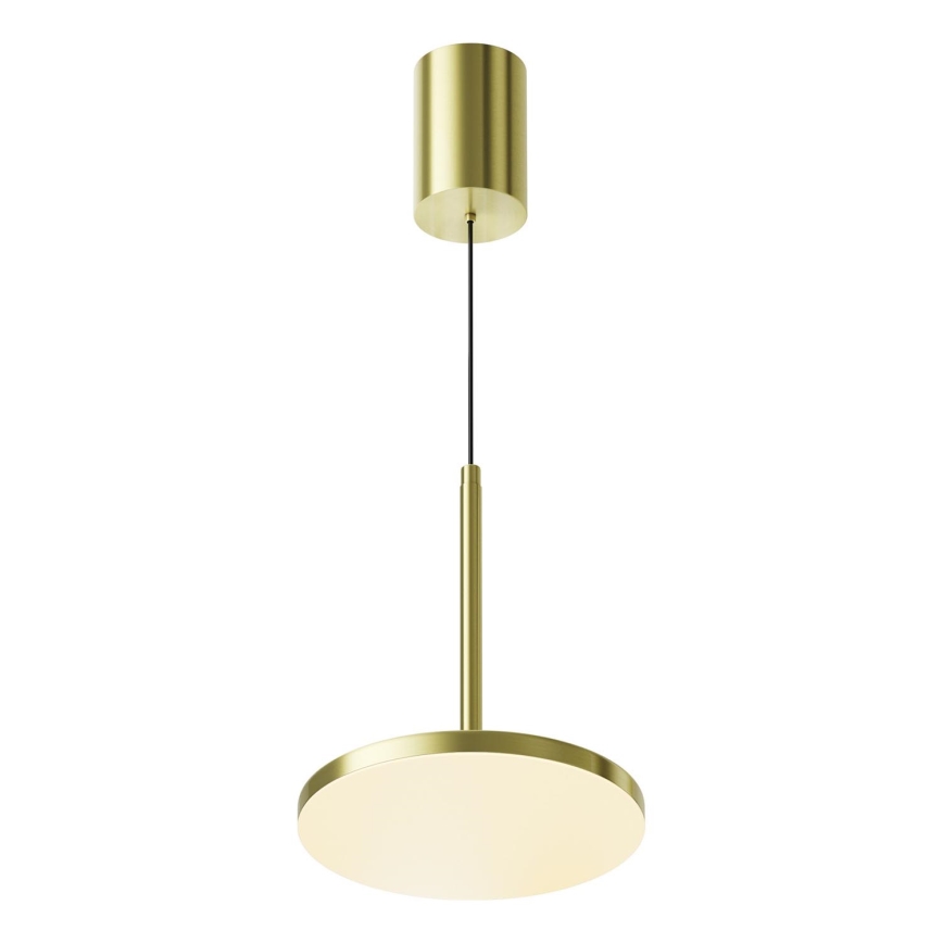 Maytoni P076PL-L12W3K-BS - Lámpara LED colgante PLATO LED/12W/230V 3000K dorado