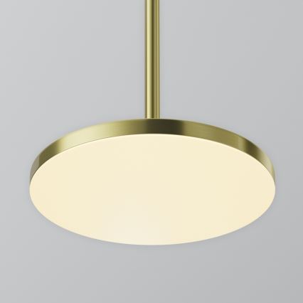 Maytoni P076PL-L12W3K-BS - Lámpara LED colgante PLATO LED/12W/230V 3000K dorado
