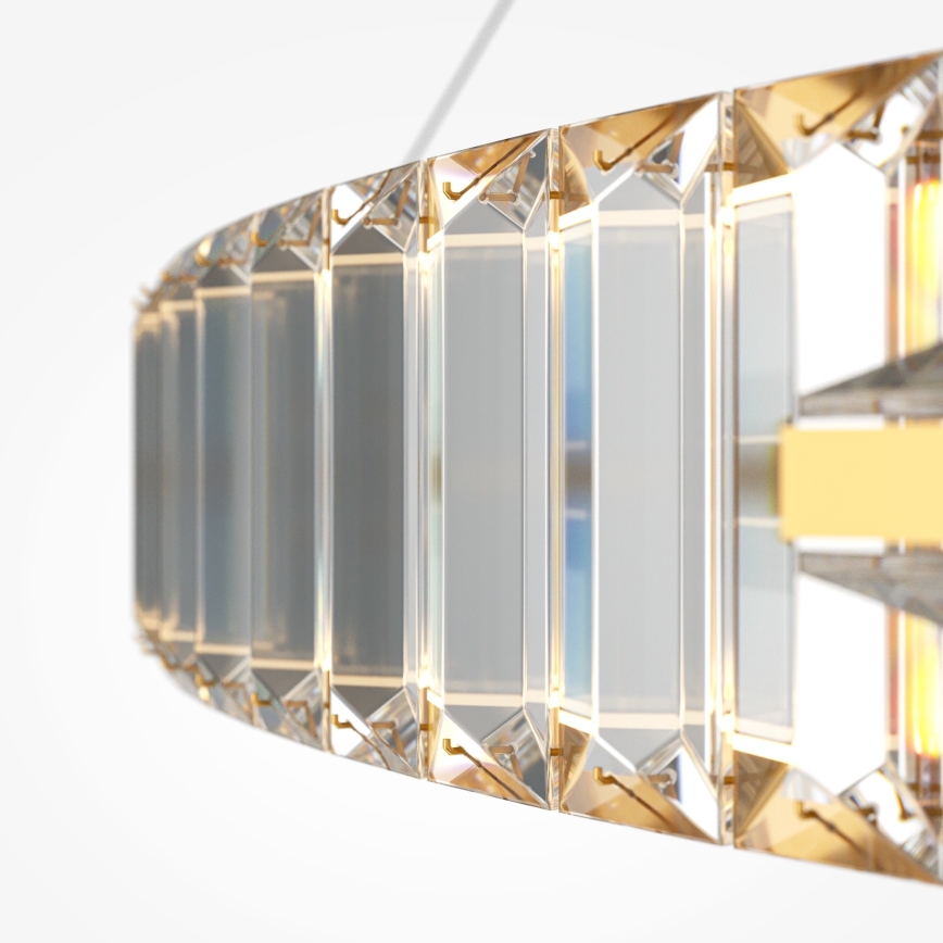 Maytoni P097PL-L90G4K - Lámpara colgante LED KRONE de suspensión por cable LED/90W/230V CRI 90, diámetro 102 cm, dorado