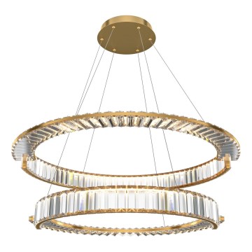 Maytoni P097PL-L90G4K - Lámpara colgante LED KRONE de suspensión por cable LED/90W/230V CRI 90, diámetro 102 cm, dorado