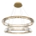 Maytoni P097PL-L90G4K - Lámpara LED colgante KRONE LED/90W/230V CRI 90 diá. 80,5 cm dorado