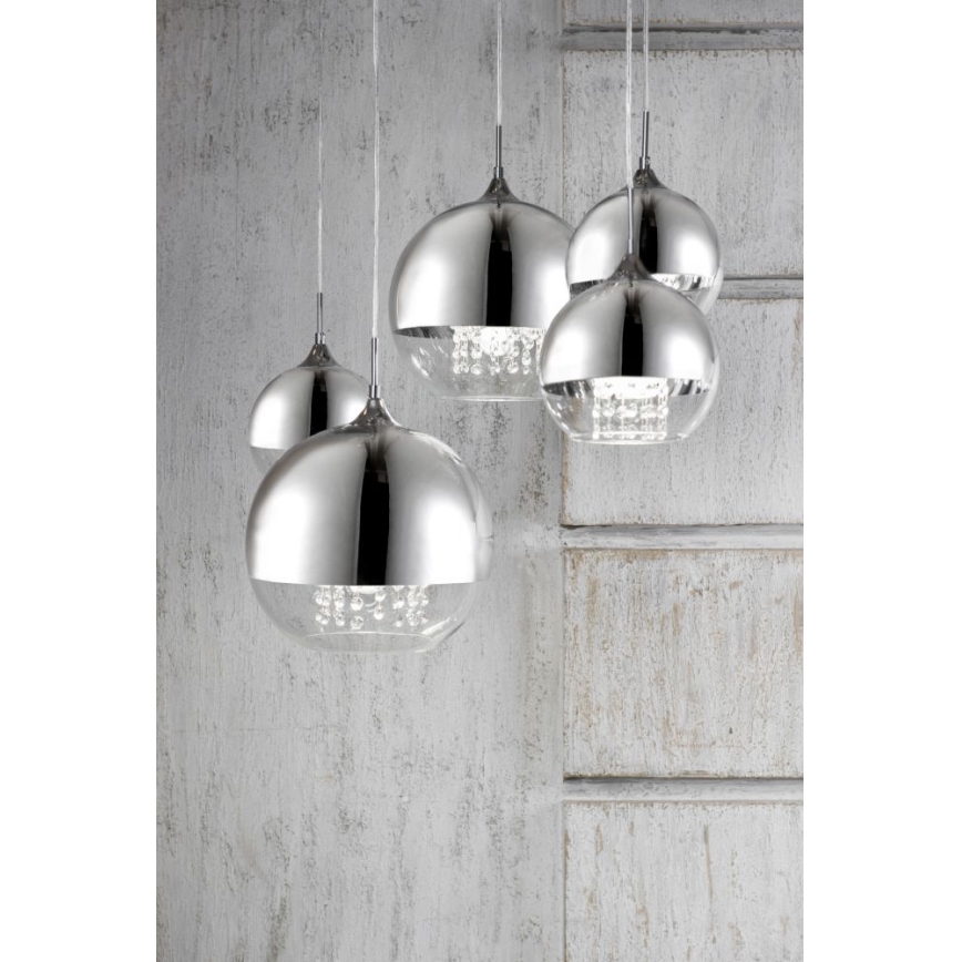 Maytoni P140-PL-170-5-N - Lámpara colgante FERMI 5xE27/60W/230V cromo brillante