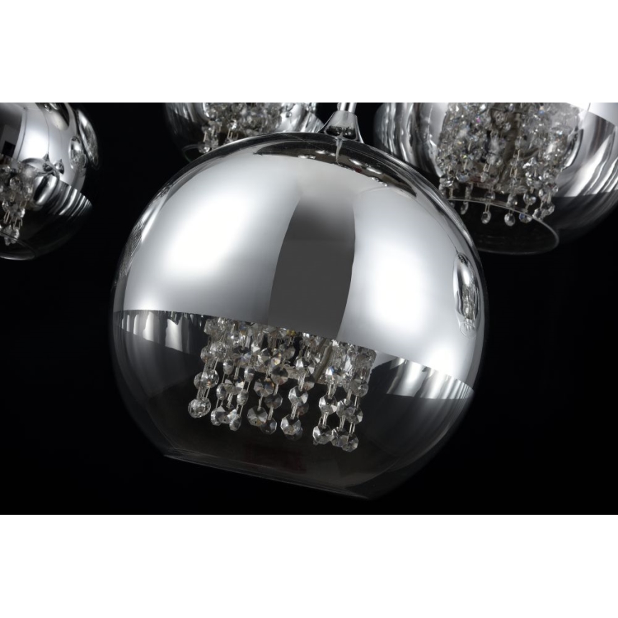 Maytoni P140-PL-170-5-N - Lámpara colgante FERMI 5xE27/60W/230V cromo brillante