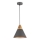 Maytoni P359-PL-220-C - Lámpara colgante BICONES 1xE27/60W/230V diá. 22 cm gris/beige