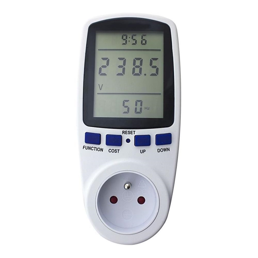 Medidor de consumo de energía eléctrica 3680W/230V