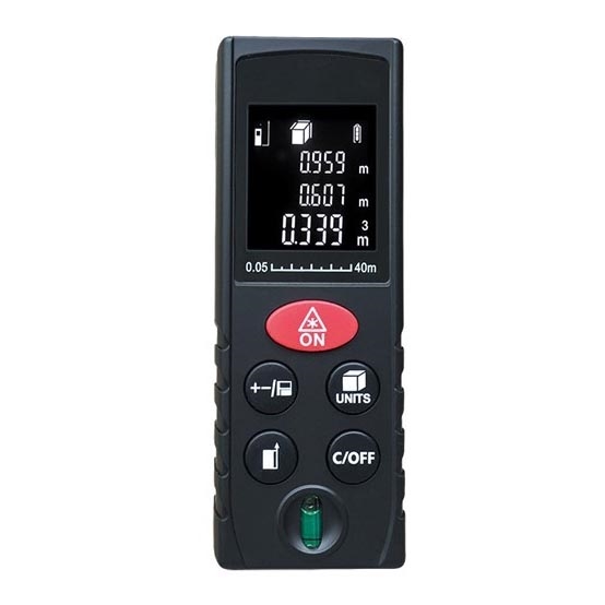 Medidor de distancia láser 2x1,5V/AAA