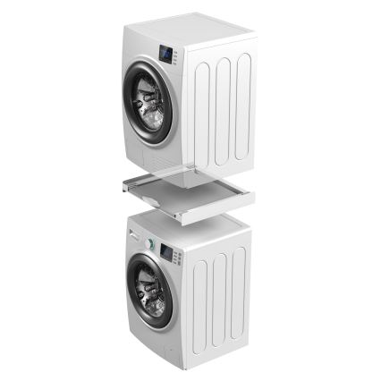 Meliconi 656114 - Kit separador para lavadora y secadora 70 cm, blanco
