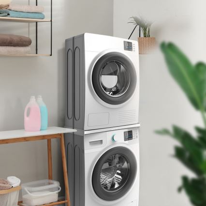 Meliconi 656116 - Separador para lavadora y secadora, 46 cm, blanco