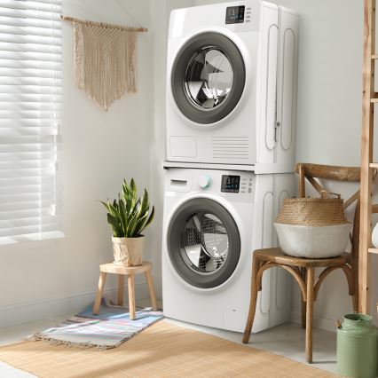 Meliconi 656116 - Separador para lavadora y secadora, 46 cm, blanco