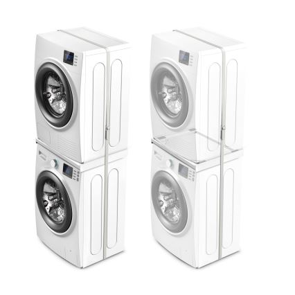 Meliconi 656116 - Separador para lavadora y secadora, 46 cm, blanco