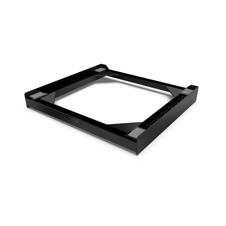 Meliconi 656138 - Separador para apilar lavadora y secadora 70 cm negro