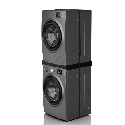 Meliconi 656138 - Separador para apilar lavadora y secadora 70 cm negro