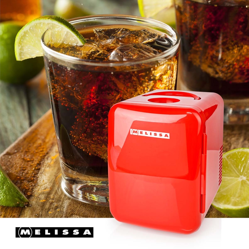 Melissa - Mini nevera portátil 48W/12/230V roja