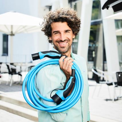 Mennekes - Cable de carga para coches eléctricos tipo 2 7,5m 22kW 32A IP44