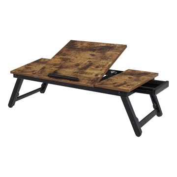 Mesa ajustable para ordenador para cama LAT marrón/negro