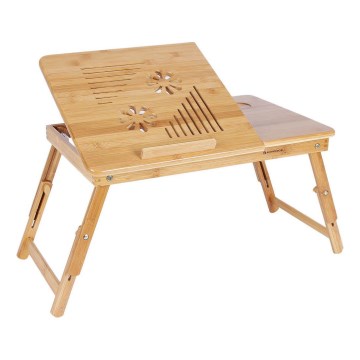Mesa ajustable para portátil para cama LAT, marrón