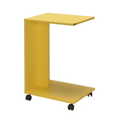 Mesa auxiliar 65x35 cm amarillo