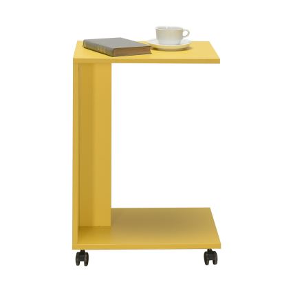 Mesa auxiliar 65x35 cm amarillo