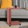 Mesa auxiliar 65x35 cm rojo