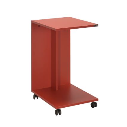 Mesa auxiliar 65x35 cm rojo