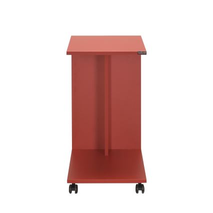 Mesa auxiliar 65x35 cm rojo