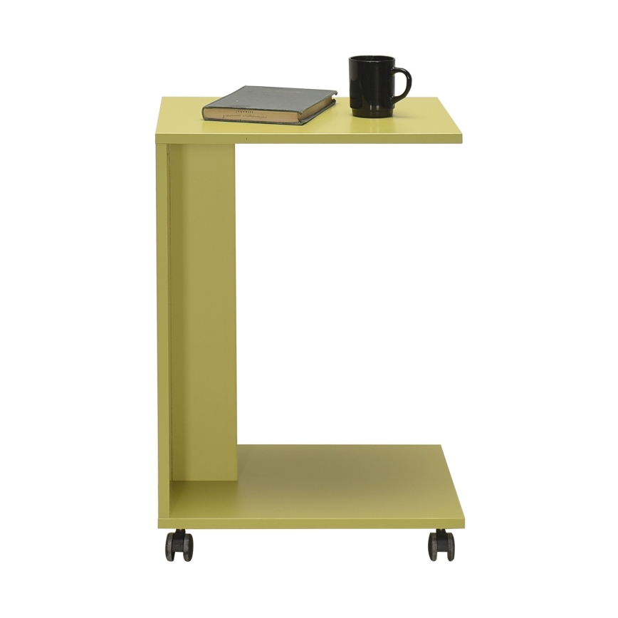 Mesa auxiliar 65x35 cm verde