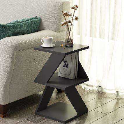 Mesa auxiliar ALBENI 50x30 cm antracita