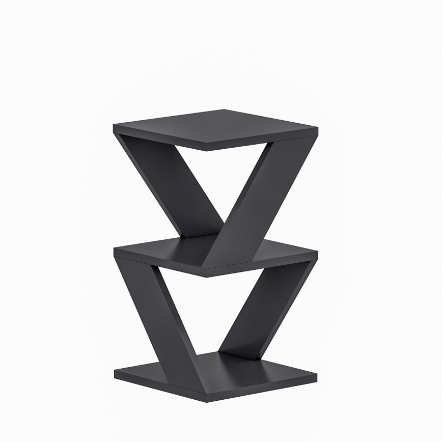 Mesa auxiliar ALBENI 50x30 cm antracita