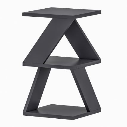 Mesa auxiliar ALBENI 50x30 cm antracita